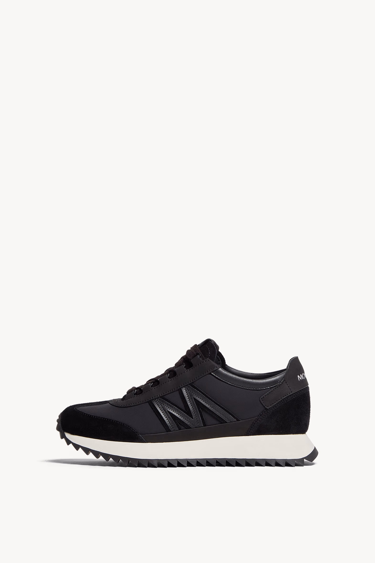 Sneakers Pacey2 en daim et nubuck Femmes Noir Moncler 0